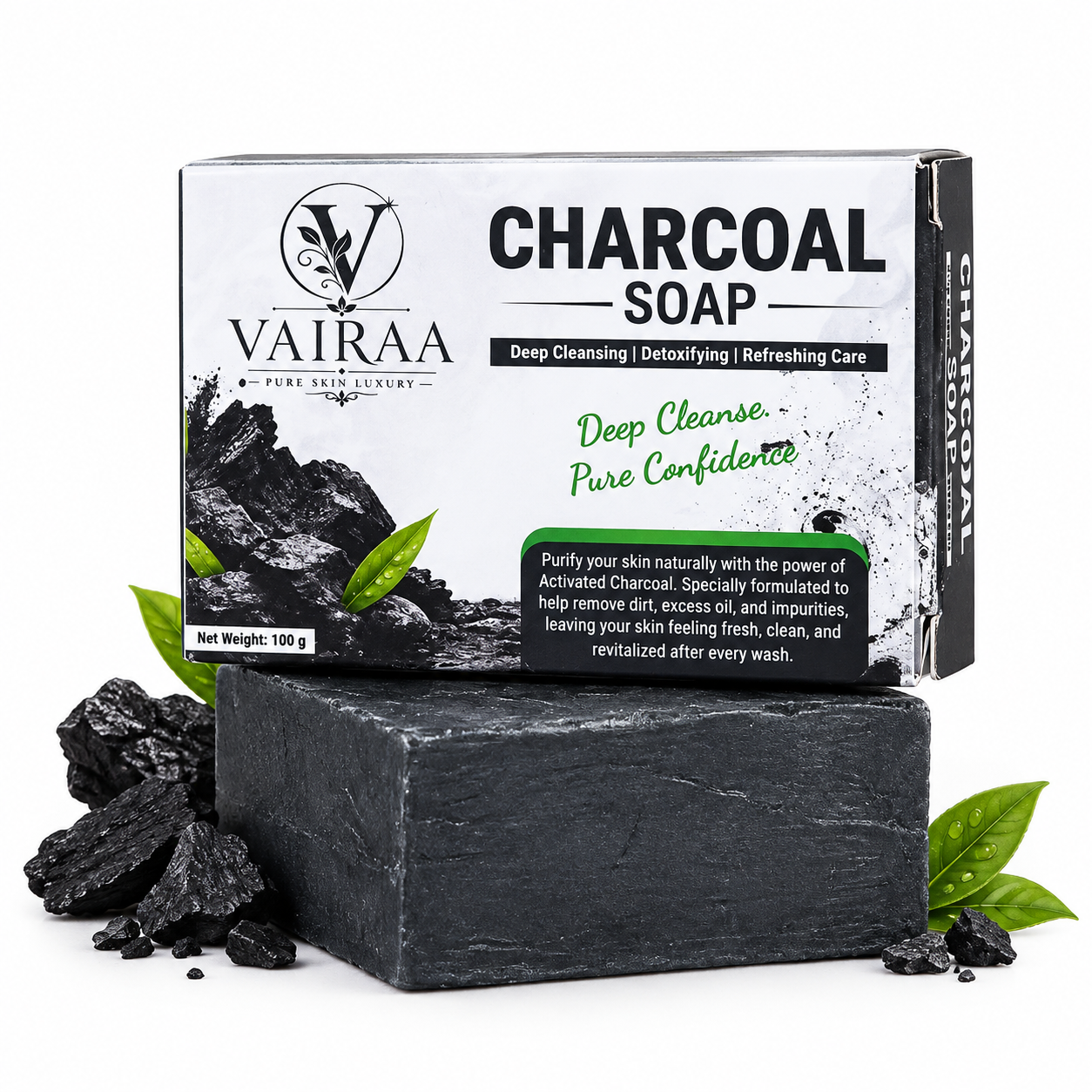 Vairaa Charcoal Soap - Image 2